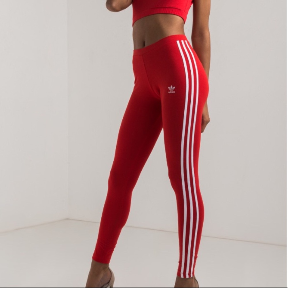 Adidas 3 stripe leggings
